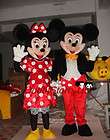 New Minnie and Mickey Mouse Mascot Fancy Party dress Halloween Disney 