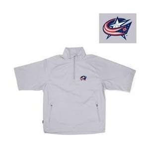  Antigua Columbus Blue Jackets Official Pullover Windshirt 