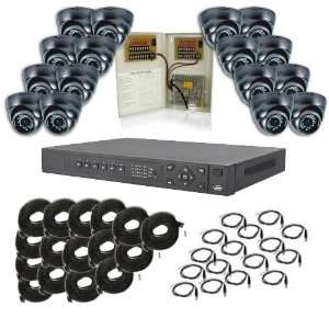 Complete 16 Channel Ultimate Mini DVR Security Camera System 