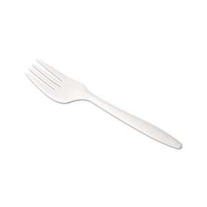  Jaya Compostable Cutlery, 6 Length, Fork, Pearl, 500 per 