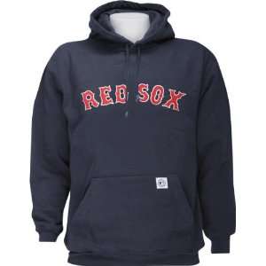 Boston Red Sox Applique Hooded Sweatshirt Sports 