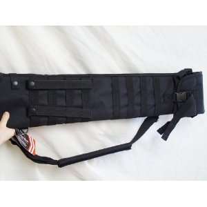  Molle Shotgun Scabbard Black with Sling 34 overall length 
