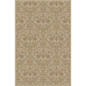 Concord Global Rugs Jewel Collection Damask Ivory Rectangle 311 x 5 