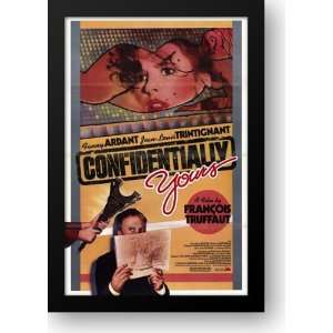  Confidentially Yours (Vivement Dimanche 15x21 Framed Art 