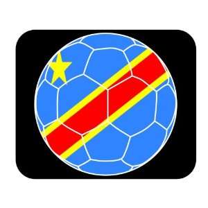  Congolese Soccer Mouse Pad   Congo Democratic Republic 