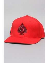 Sneaktip The Ace Snapback Cap in Red,Hats for Men