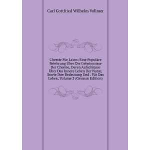   , Volume 3 (German Edition) Carl Gottfried Wilhelm Vollmer Books