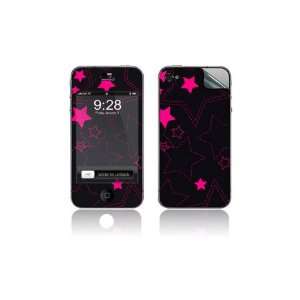   Touch Skin   Hot Pink/Shimmering Stars Cell Phones & Accessories