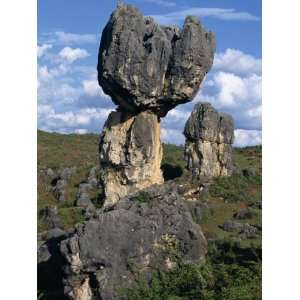  Limestone Pinnacles in Shilin, Stone Forest, in Lunan 