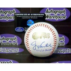 Signed Jason Varitek Baseball   2007 World Series 04 WS Champs 