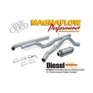 MagnaFlow XL Performance Diesel 4 Inch Turbo Back Exhaust System, for 