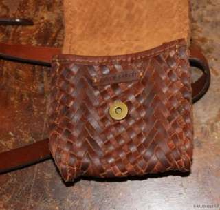 NWT $195 Ralph Lauren Leather Fringe Belt Waist Fanny Pack  