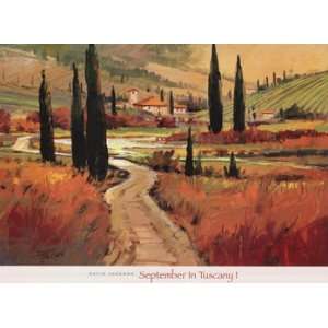  Sherly Jackson September In Tuscany I 36.00 x 26.00 Poster 