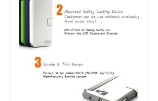 SAMSUNG Galaxy NOTE GT N7000 SGH i717 AT&T Flip Slim fit Case Cover 