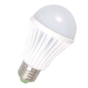   Screw Metal Shell 5 LEDs White Light Globe Ball Bulb