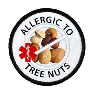 Creative Clam Allergic To Tree Nuts Allergy Medical Alert 4 Inch Black 