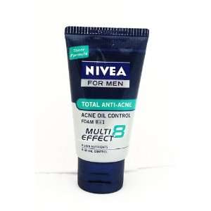 Nivea For Men (Toner Formula) Total Anti Acne Acne oil control Foam 8 