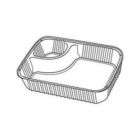 Dart Container C56NT2 Clear Pac Nacho Trays w/2 Compartments