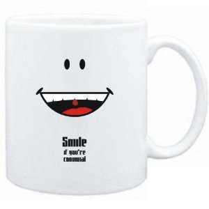   Mug White  Smile if youre convivial  Adjetives