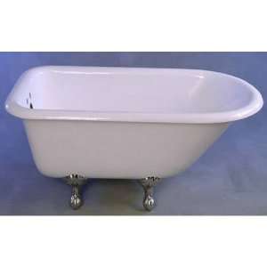   Crab P0761N Polished Nickel Natoma Cast Iron Traditional Tub with Legs