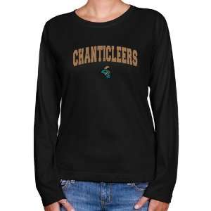  Carolina Chanticleers Ladies Black Logo Arch Long Sleeve Classic 