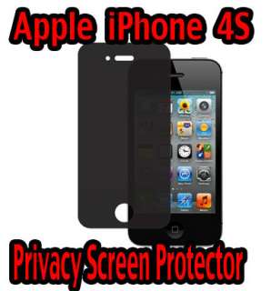 Hi Sensitivity Privacy Screen Protector for Apple iPhone 4S US Seller 