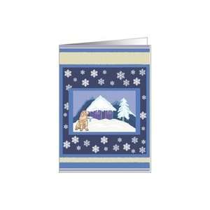  Snowflakes Shar Pei Christmas Card Card Health & Personal 