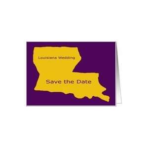  Save the Date   Louisiana Wedding Card Health & Personal 
