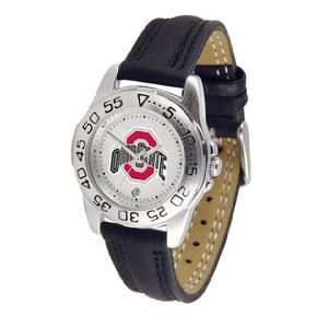   State Buckeyes OHS Ladies Watch with Leather band