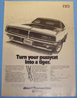 1985 DIRECT CONNECTION CHRYSLER PERFORMANCE PARTS AD  