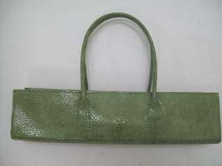 julie feldman handbag unique green bag sensuous italian stamped snake