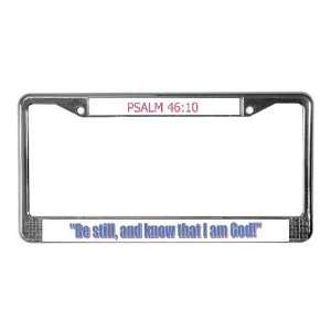PSALM 4610 Religion License Plate Frame by   
