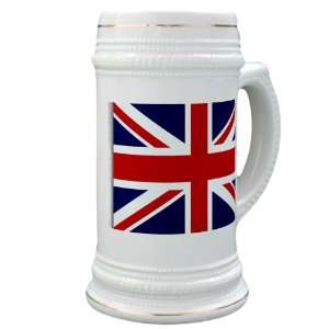 Stein (Glass Drink Mug Cup) British English Flag HD