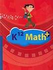 K12 MATH+ COPYRIGHT 2011 LIKE NEW CONDITION RED AND BLUE BOOK 