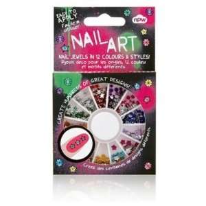  Nail Art Gem Wheel   Nail Jewels In 11 colours and 12 
