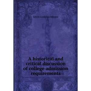   of college admission requirements Edwin Cornelius Broome Books