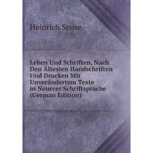   in Neuerer Schriftsprache (German Edition) Heinrich Seuse Books
