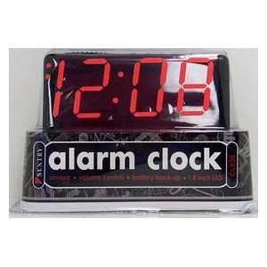  Sentry Jumbo 1.8in LED Display Clock W/alarm Snooze/batery 