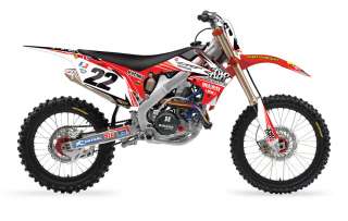 2012 FX Reed Two Two Motorsports Full Graphics Kit   HONDA CRF 250R 