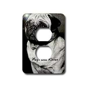   Pug   Pug, Pugs and Kisses   Light Switch Covers   2 plug outlet cover