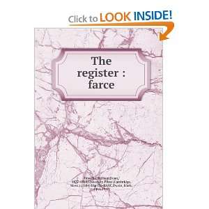  The register  farce, William Dean Howells Books