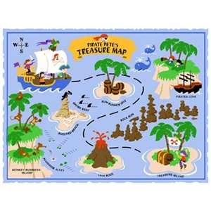  Personalized Pirate DIY Treasure Map Mural