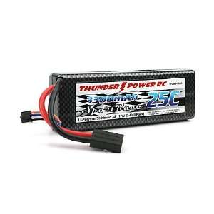  3300mAh 3S 11.1V Sport Race 25C LiPo w/Case, TRA Toys 