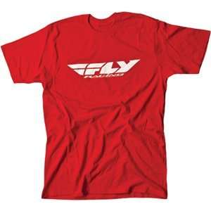  FLY RACING CORPORATE CASUAL MX OFFROAD T SHIRT RED XL 