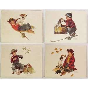  Norman Rockwell A Boy and His Dog Print Portfolio 