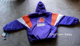   Phoenix Suns XL STARTER Jacket Hooded Pullover with TAGS NEVER WORN