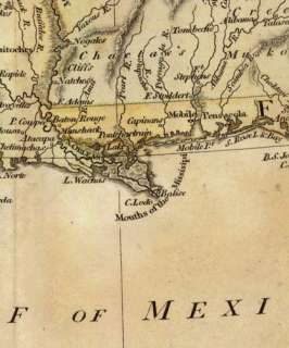 1804 LARGE US MAP 1ST TO SHOW LOUISIANA PURCHASE  