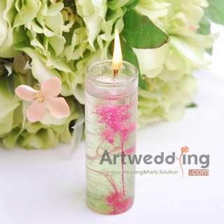 Seashell Ocean/Flower/Water Melon/Wedding Party Candles in Glass 