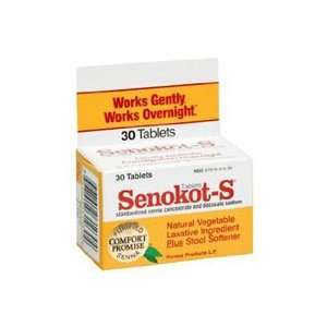  Senokot S natural vegetable laxative ingredient tablets 