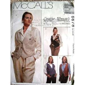   SIZE 4 6 MCCALLS CREATIVE WOMAN PATTERN #6678 Arts, Crafts & Sewing